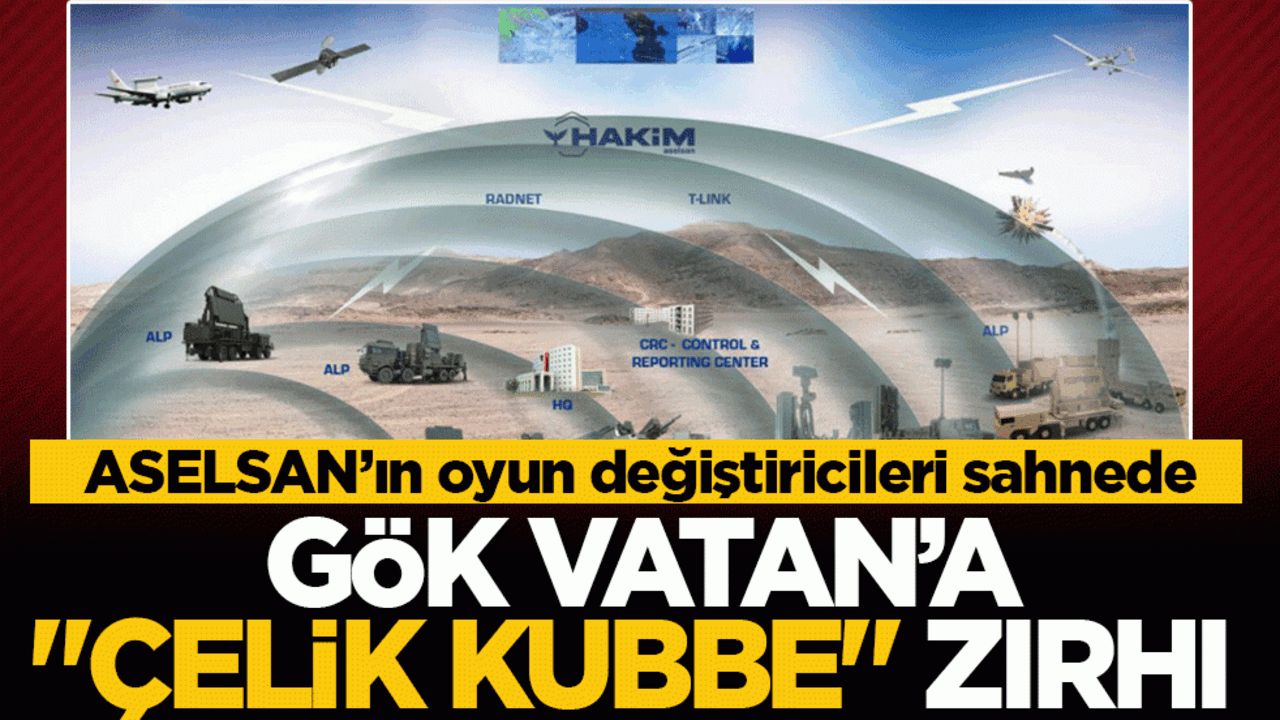 Gök Vatan’a ‘Çelik Kubbe’ zırhı! ASELSAN’ın oyun değiştiricileri sahnede