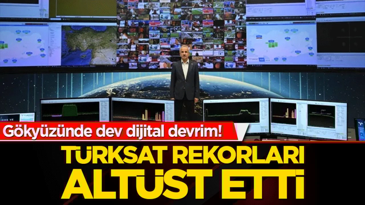 Gökyüzünde dev dijital devrim! Türksat rekorları altüst etti
