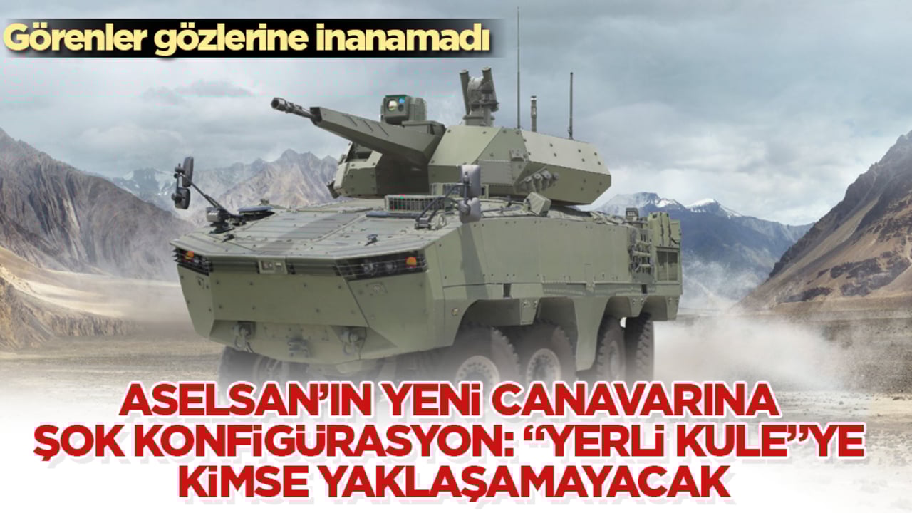 Görenler gözlerine inanamadı! ASELSAN’ın yeni canavarı SARP 100/35 Treyler’e şok konfigürasyon: "Yerli kule"ye kimse yaklaşamayacak