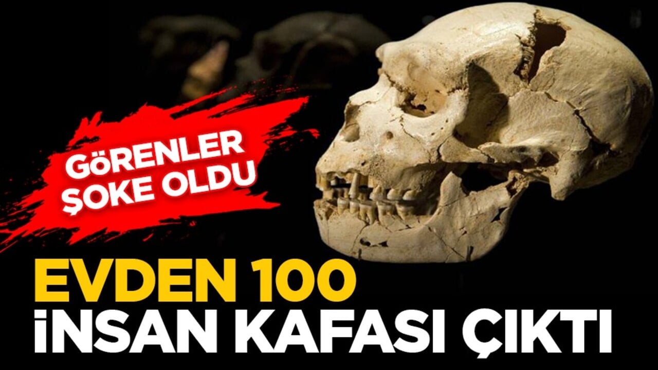 Görenler şoke oldu: Evden 100 insan kafası çıktı