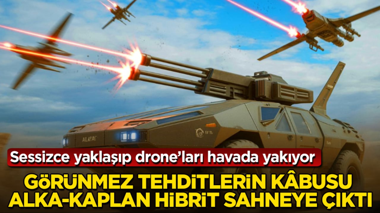 Görünmez tehditlerin kâbusu ALKA-KAPLAN Hibrit sahneye çıktı! Sessizce yaklaşıp drone’ları havada yakıyor