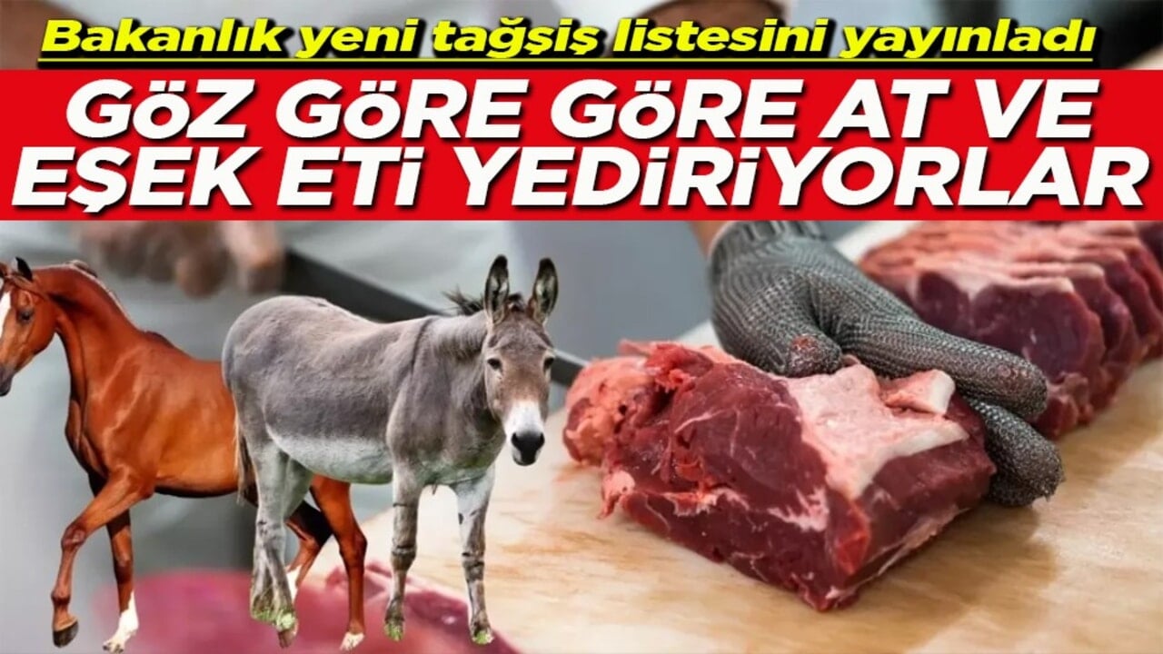 Göz göre göre at ve eşek eti yediriyorlar