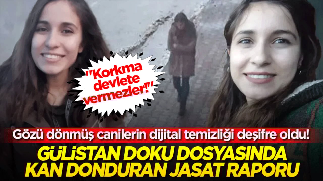 Gözü dönmüş canilerin dijital temizliği deşifre oldu! Gülistan Doku dosyasında kan donduran JASAT raporu: "Korkma devlete vermezler!"