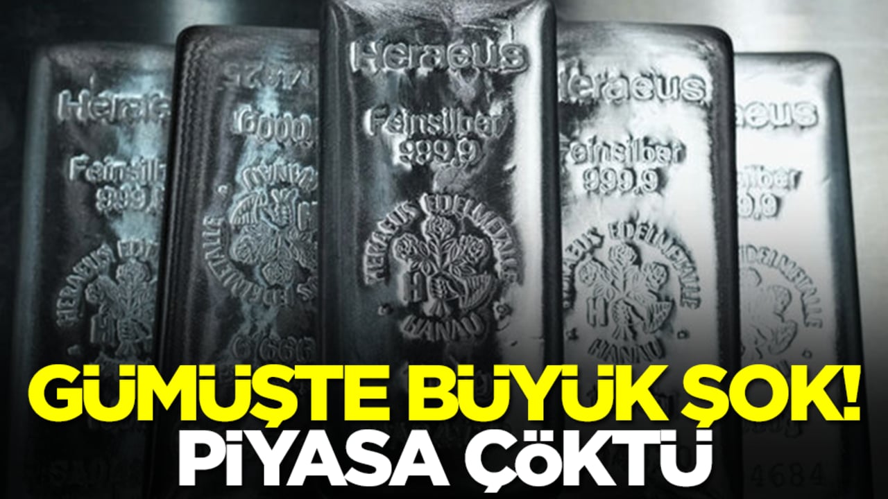Gümüşte büyük şok! Piyasa çöktü