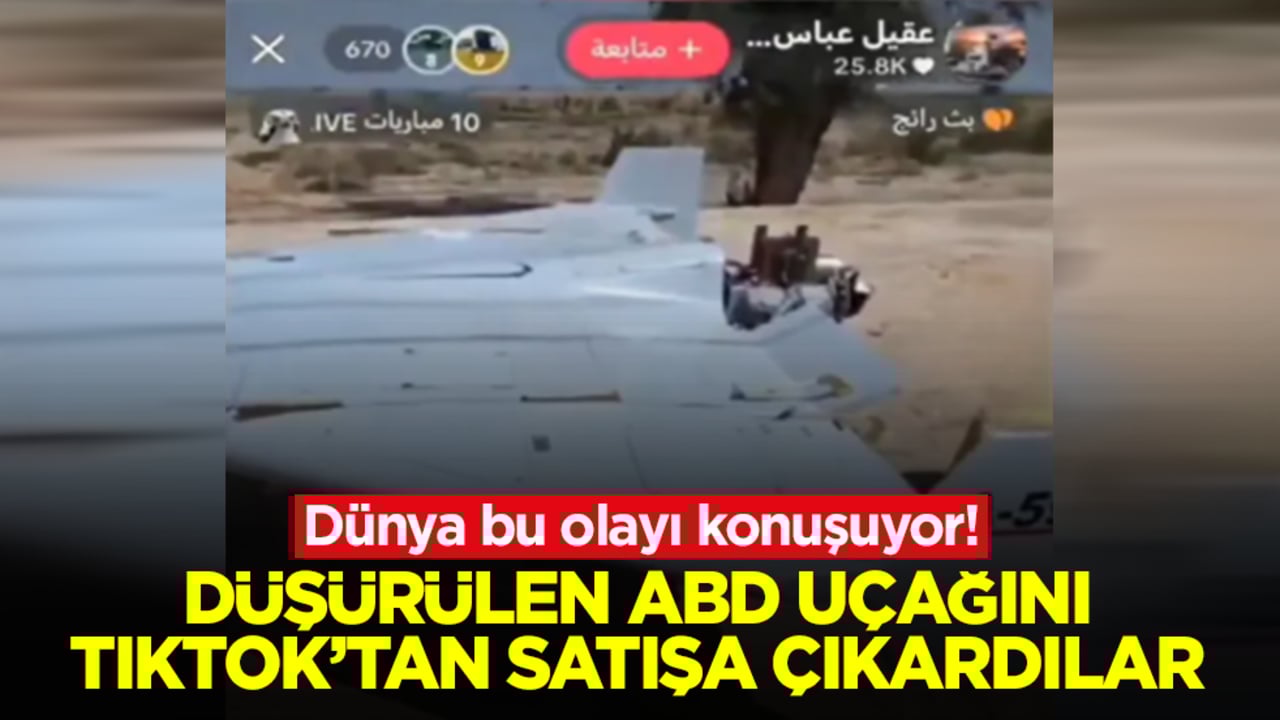 Gündeme oturan gelişme: Düşürülen ABD uçağını TikTok'tan satışa çıkardılar
