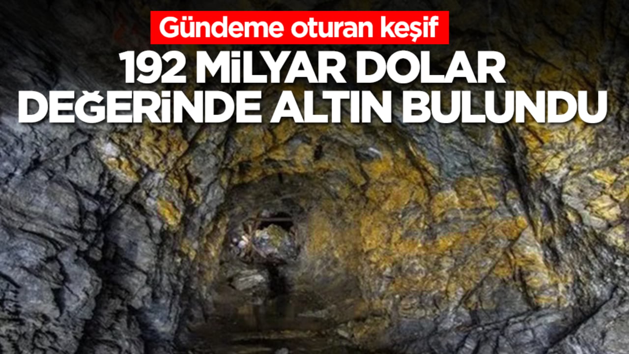 Gündeme oturan keşif: 192 milyar dolar değerinde altın madeni bulundu