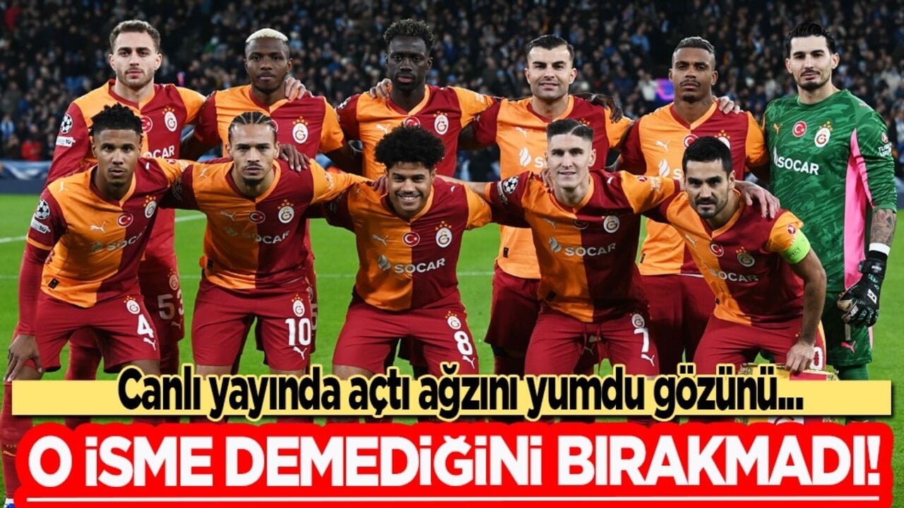 Gündemi sarsacak çıkış! Canlı yayında Galatasaray'a demediğini bırakmadı! Tamı tamına... 