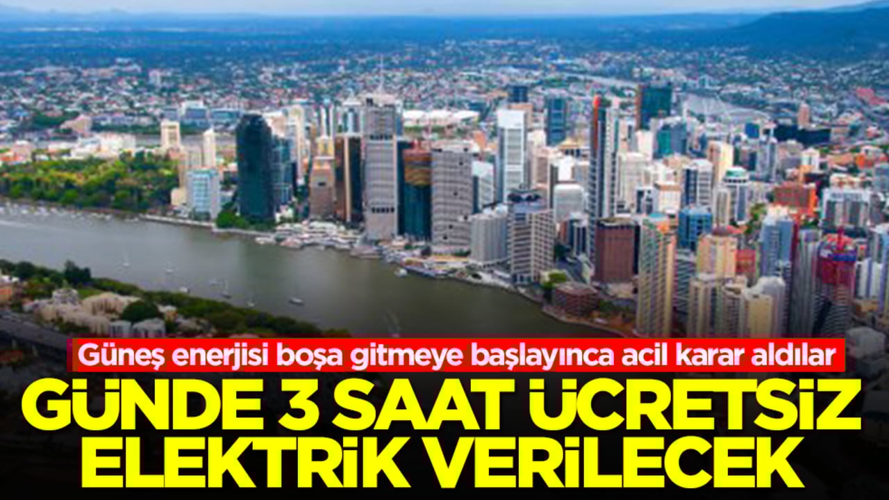Güneş enerjisi boşa gitmeye başlayınca acil karar aldılar: Günde 3 saat ücretsiz elektrik verilecek