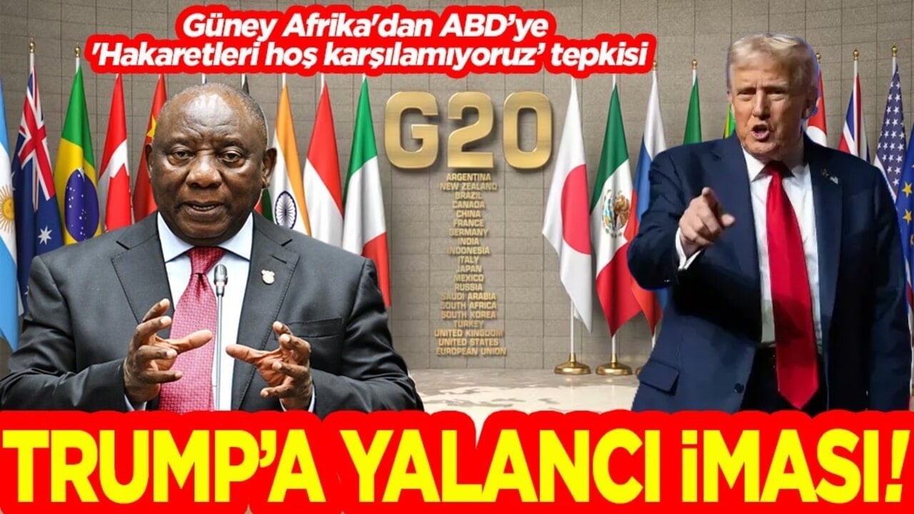 Güney Afrika'dan ABD’ye 'Hakaretleri hoş karşılamıyoruz’ tepkisi Trump'a yalancı iması