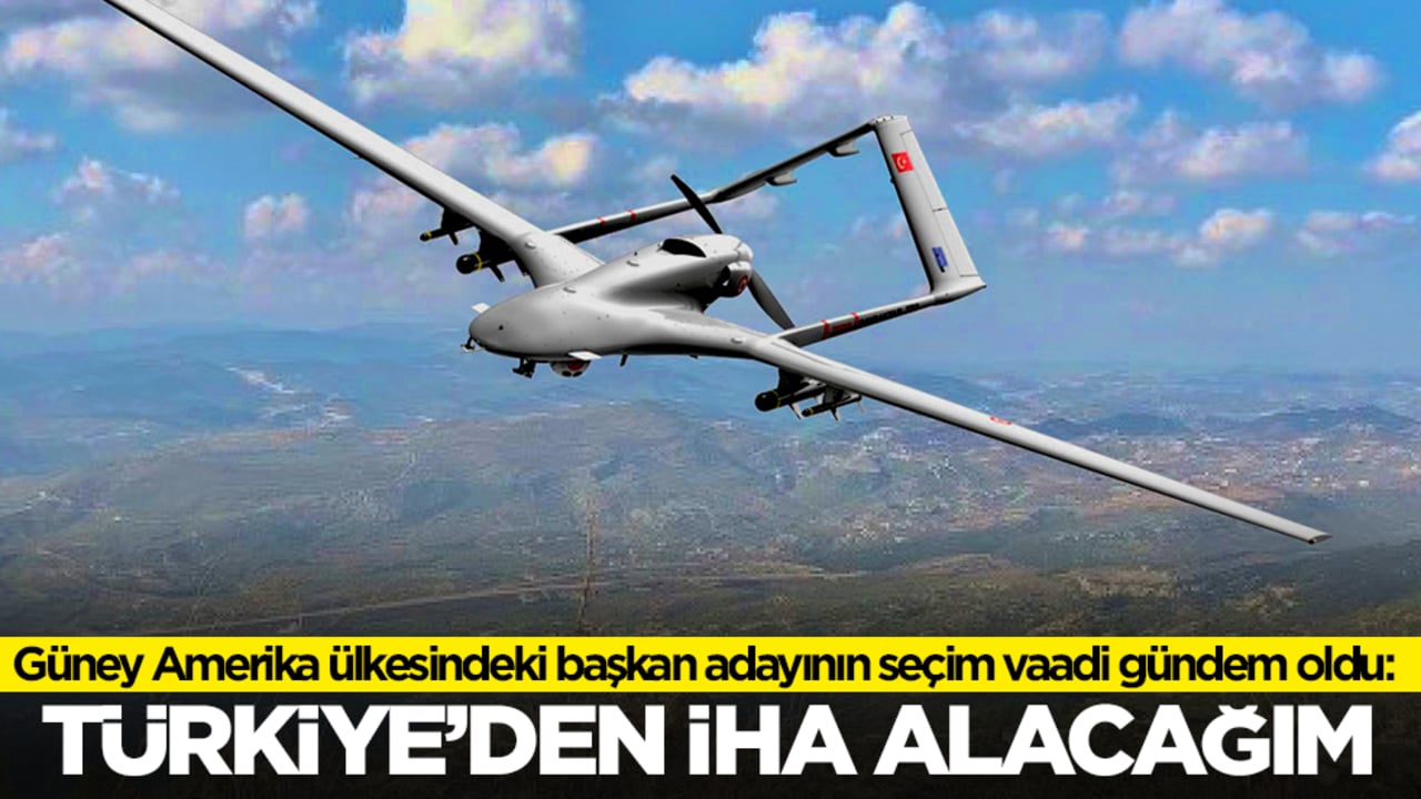 Güney Amerika ülkesindeki başkan adayının seçim vaadi gündem oldu: Türkiye'den SİHA alacağım