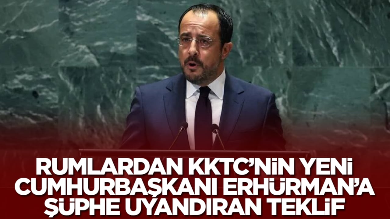  Güney Kıbrıs'tan KKTC'nin yeni Cumhurbaşkanı Tufan Erhürman'a şüphe uyandıran teklif