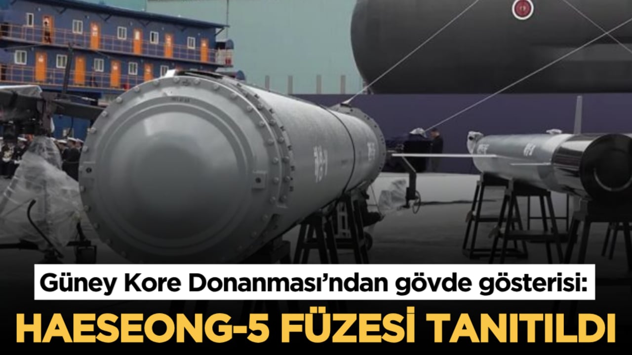 Güney Kore Donanması’ndan gövde gösterisi: Haeseong-5 füzesi tanıtıldı