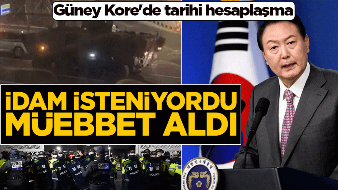 Güney Kore'de tarihi hesaplaşma: İdam isteniyordu, müebbet aldı! Halkın iradesine kastetmişti