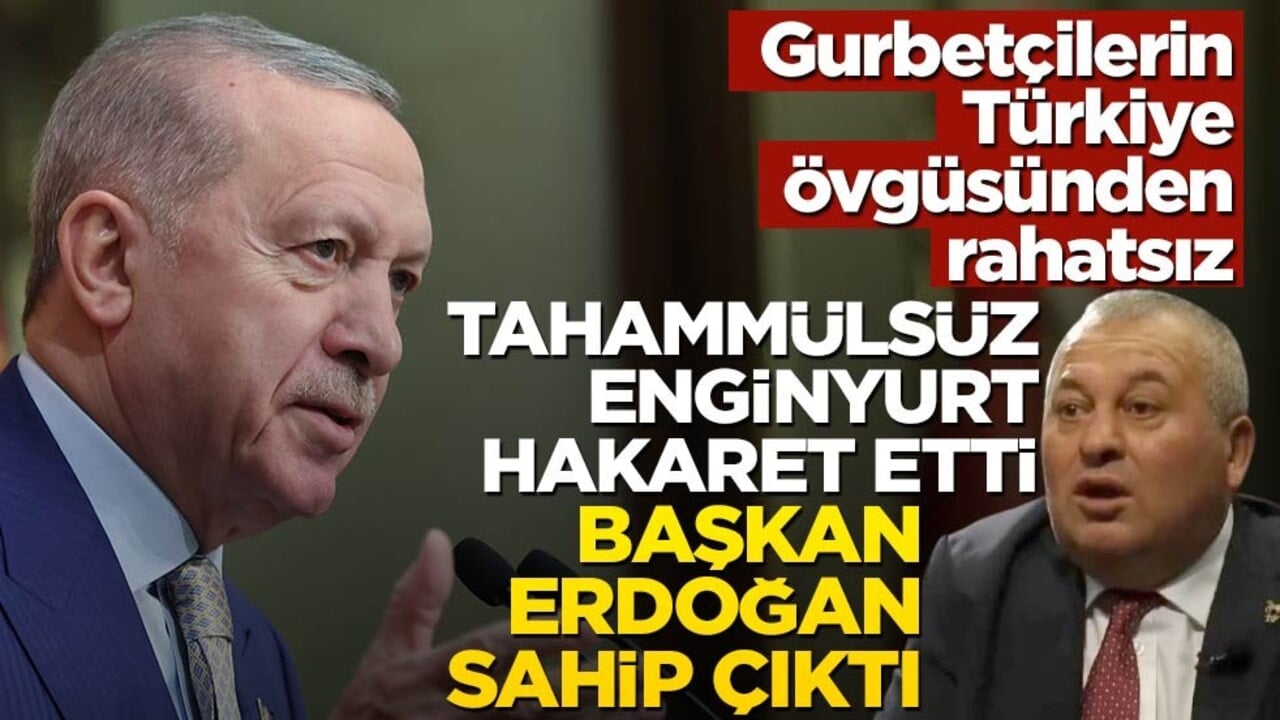 Gurbetçilerin Türkiye övgüsünden rahatsız! Tahammülsüz Enginyurt hakaret etti, Başkan Erdoğan sahip çıktı