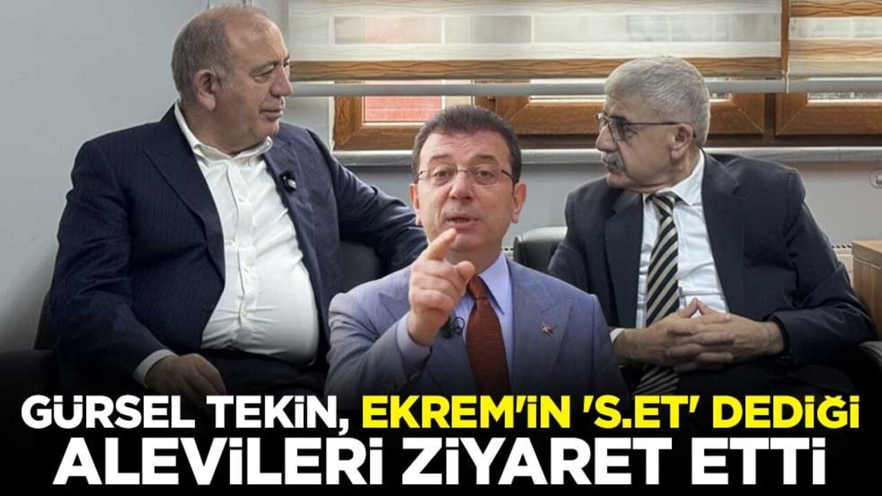 Gürsel Tekin Ekrem İmamoğlu'nun 's.et' dediği Alevileri ziyaret etti