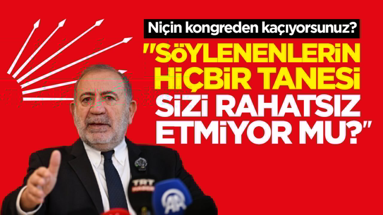 Gürsel Tekin’den kurultay sorusu: "Bu söylenenlerin hiçbir tanesi sizi rahatsız etmiyor mu?"