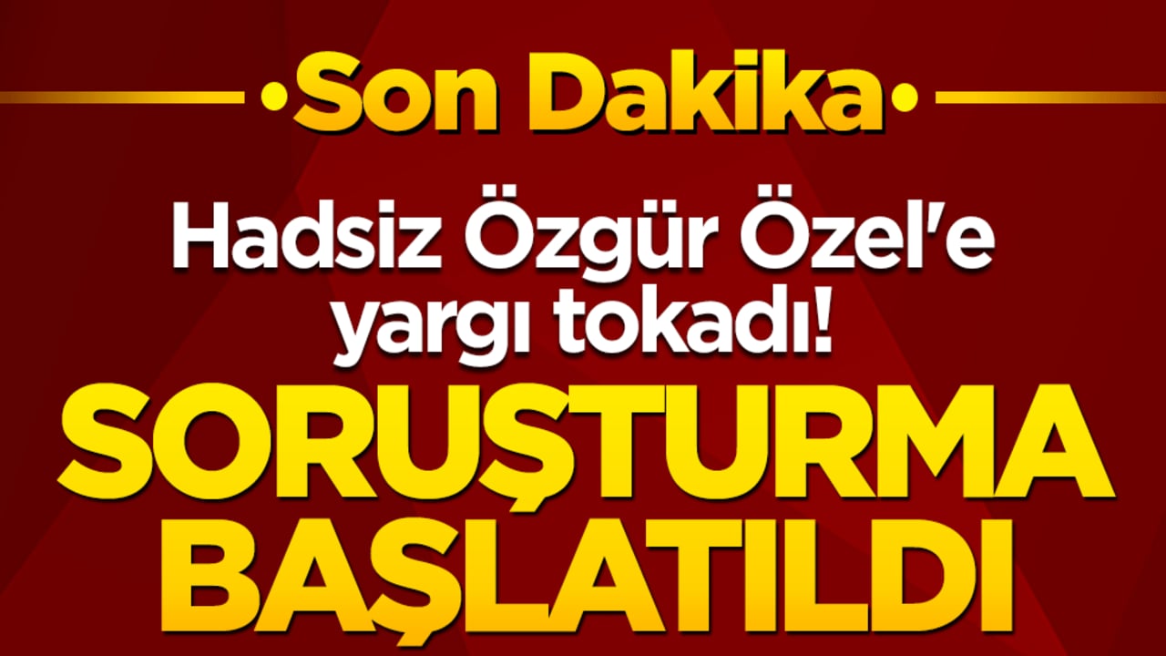 Hadsiz Özgür Özel'e yargı tokadı! Kuşadası'ndaki alçak sözleri başına iş açtı!