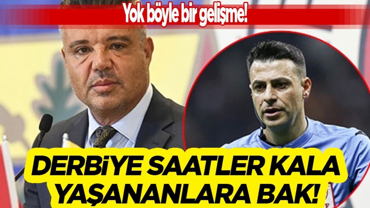 Hakem kararı ortaya çıktı! Kriz an meselesi artık.. Galatasaray derbisi için Fenerbahçe'yi kızdıran atama!