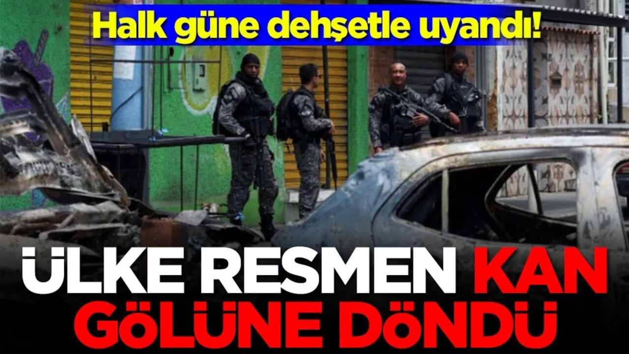 Halk güne dehşetle uyandı! Ülke resmen kan gölüne döndü