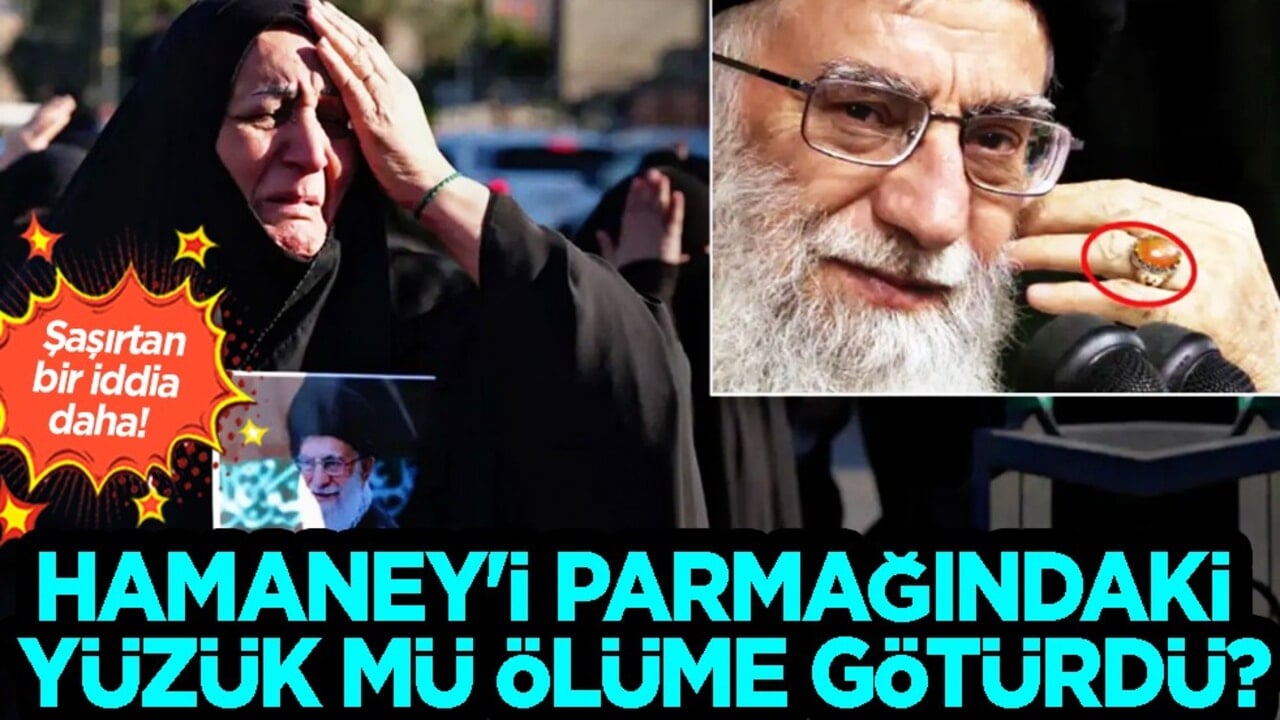 Hamaney'i parmağındaki yüzük mü ölüme götürdü? Çok konuşulacak bir iddia daha!