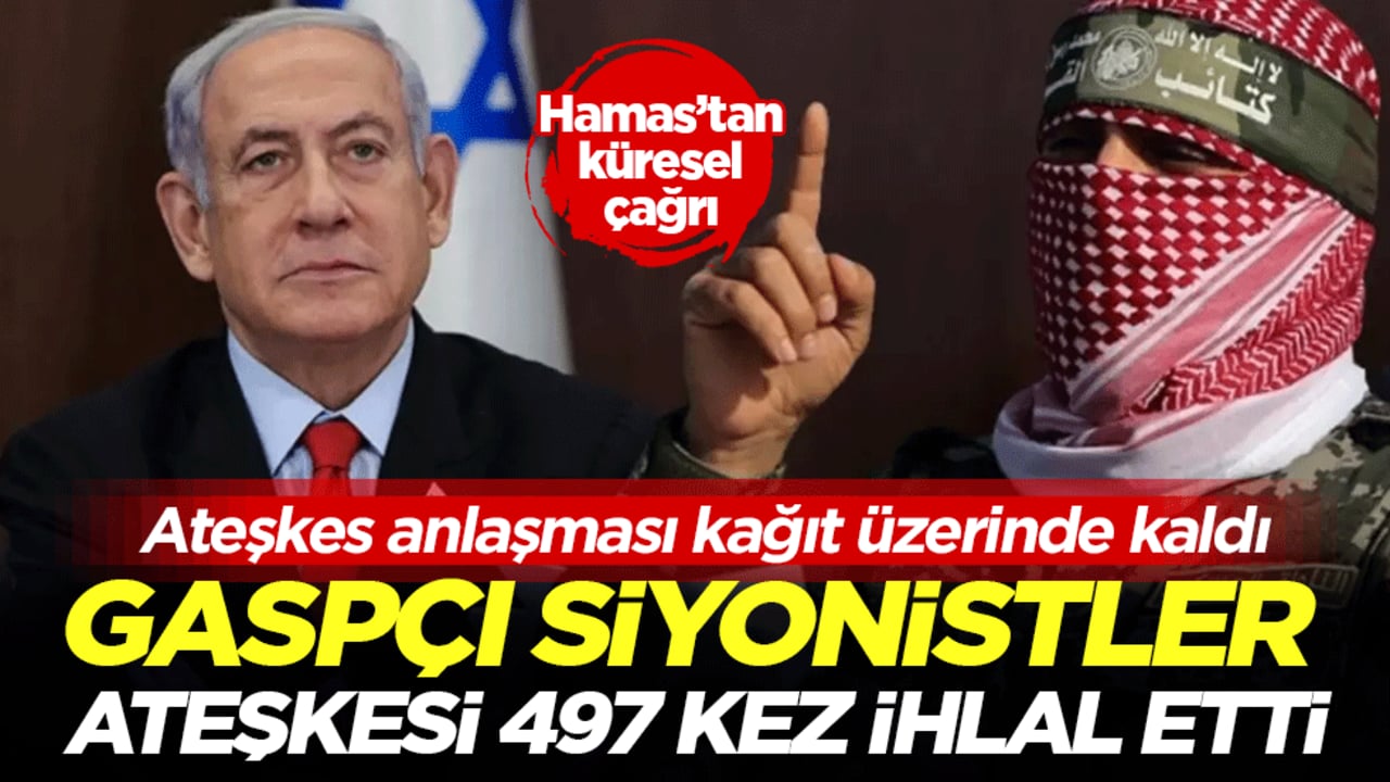Hamas’tan dünya halklarına acil eylem çağrısı: Ateşkes anlaşması kağıt üzerinde kaldı! İsrail her gün kısıtlı ihlali sürdürüyor