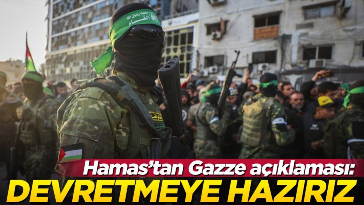 Hamas'tan Gazze açıklaması: Devretmeye hazırız