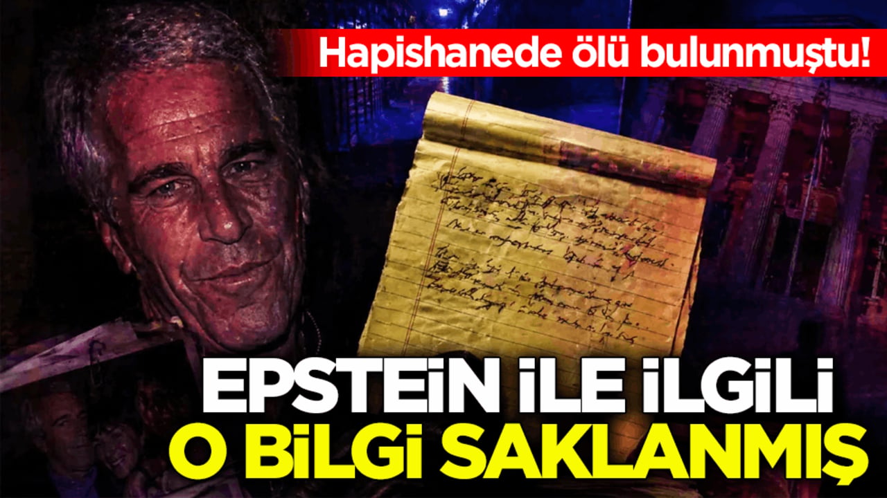Hapishanede ölü bulunmuştu! Epstein ile ilgili o bilgi saklanmış