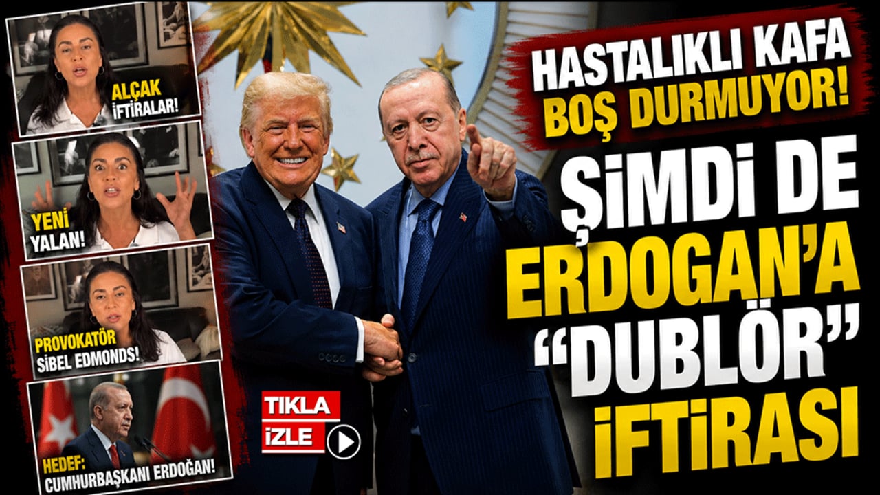 Hastalıklı kafa boş durmuyor! Şimdi de Erdoğan’a “dublör” iftirası