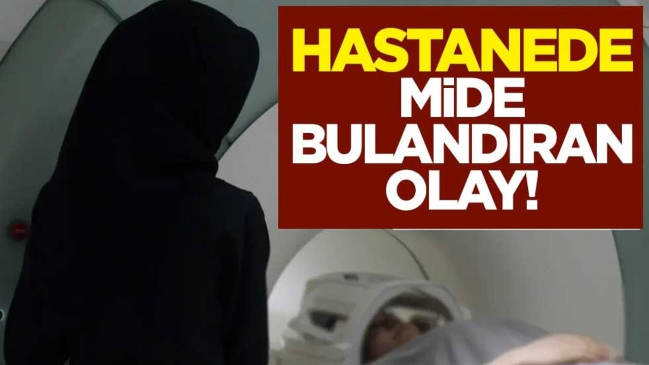 Hastanede mide bulandıran olay