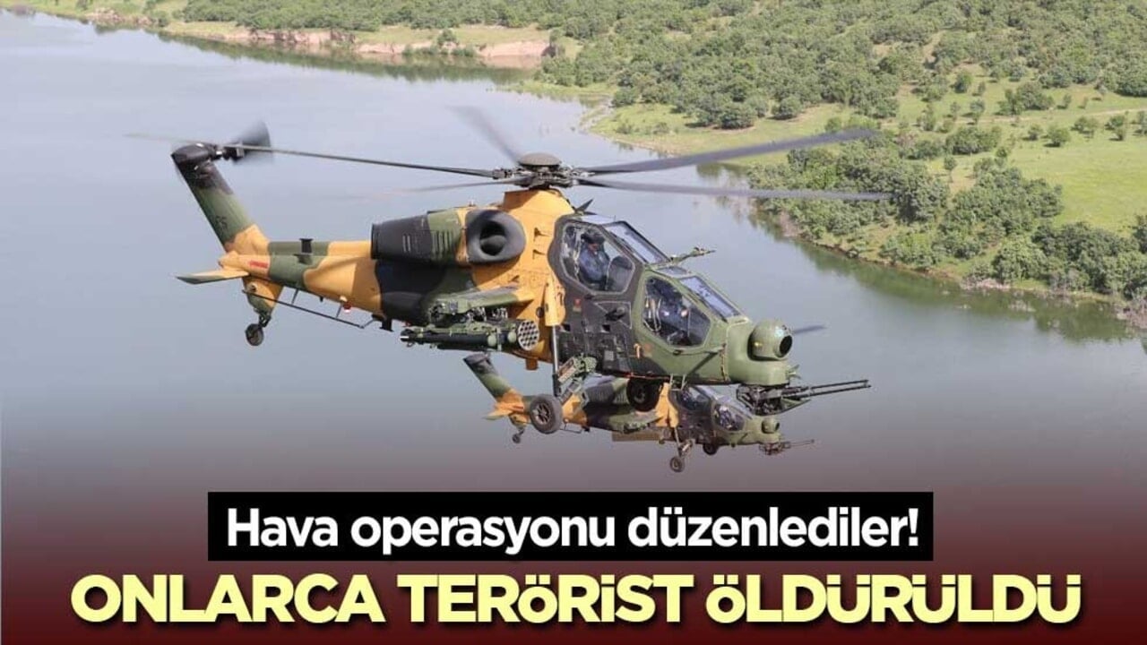 Hava operasyonu düzenlediler! Onlarca terörist öldürüldü