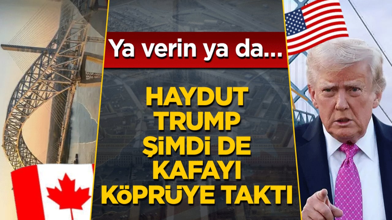 Haydut Trump, şimdi de kafayı köprüye taktı: Ya verin ya da…
