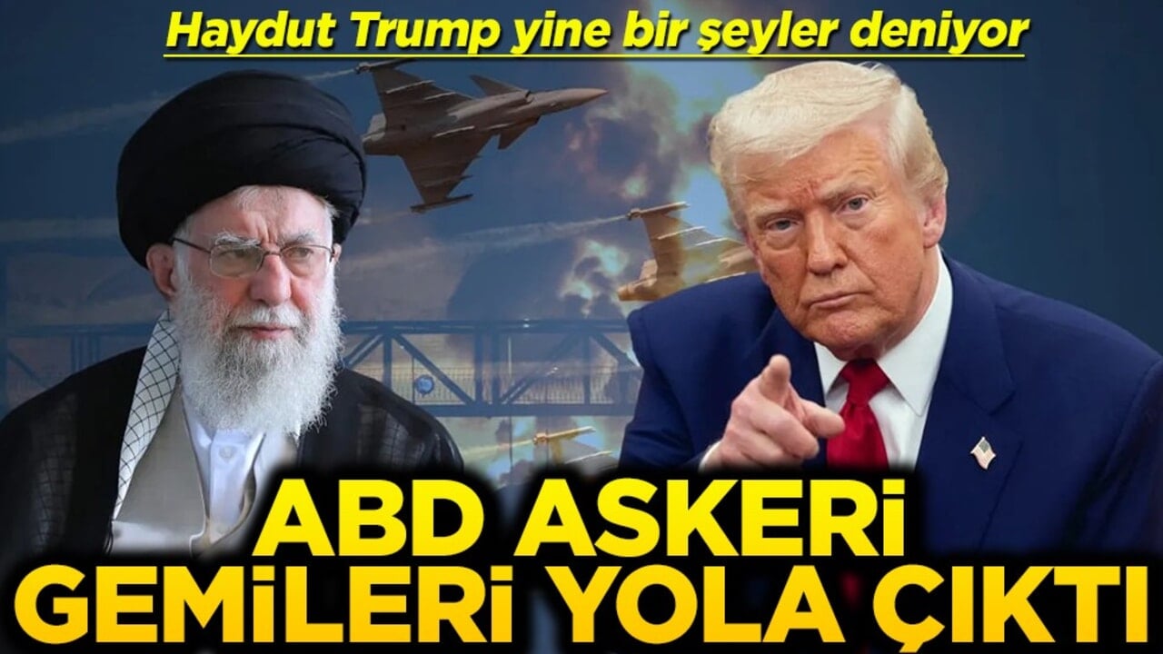 Haydut Trump yine bir şeyler deniyor ABD askeri gemileri yola çıktı