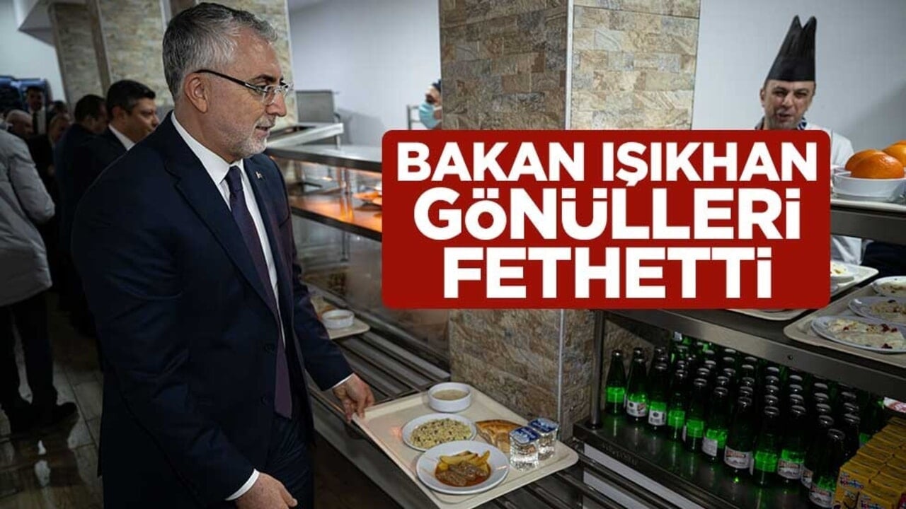 Helal olsun! Çalışma ve Sosyal Güvenlik Bakanı Vedat Işıkhan, gönülleri fethetti