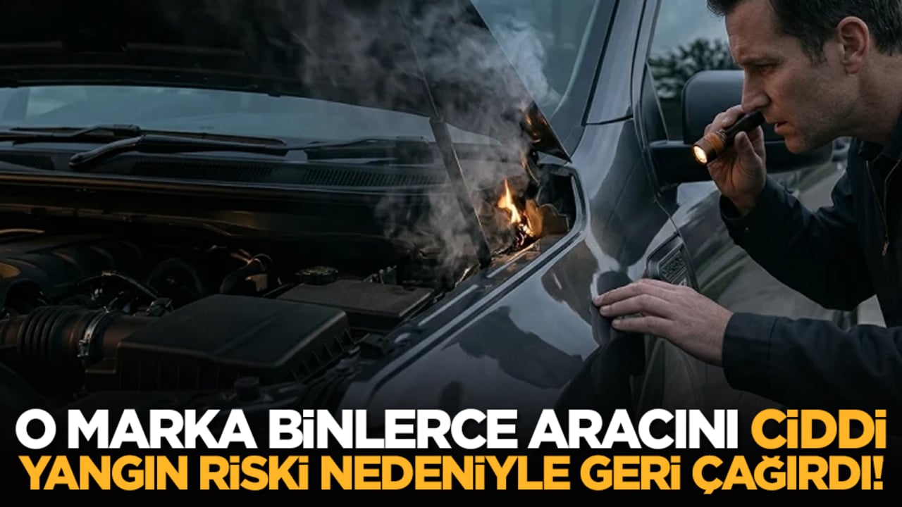 Hemen kontrol edin! O marka binlerce aracını ciddi yangın riski nedeniyle geri çağırdı!