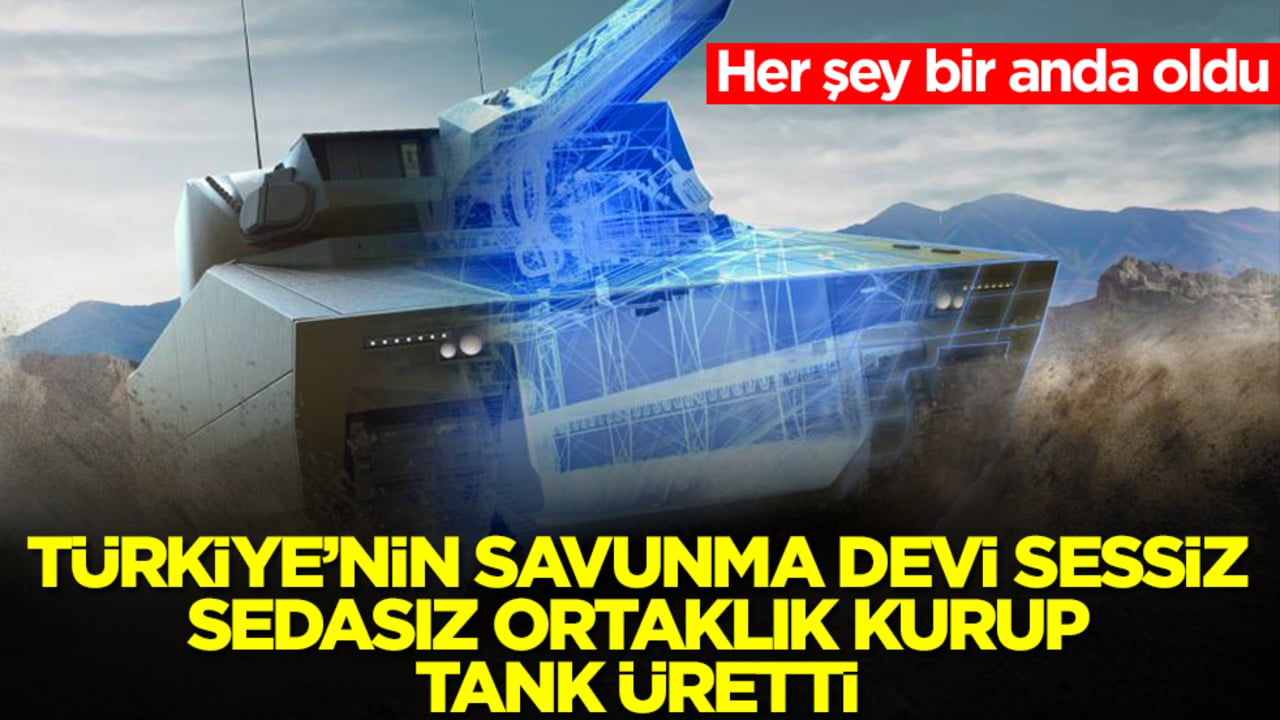 Her şey bir anda oldu: Türkiye'nin savunma devi sessiz sedasız ortaklık kurup tank üretti