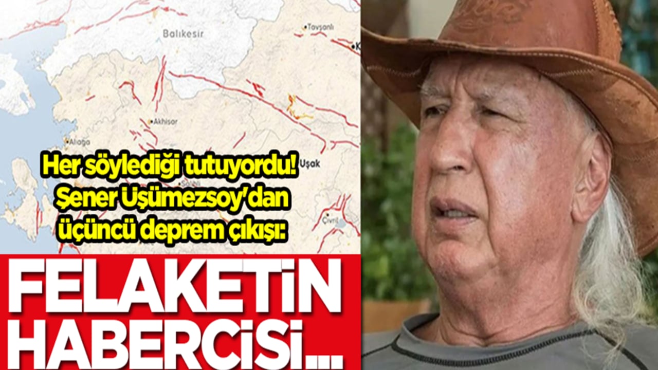 Her söylediği tutuyordu! Prof. Dr. Şener Üşümezsoy'dan üçüncü deprem çıkışı: Felaketin habercisi...