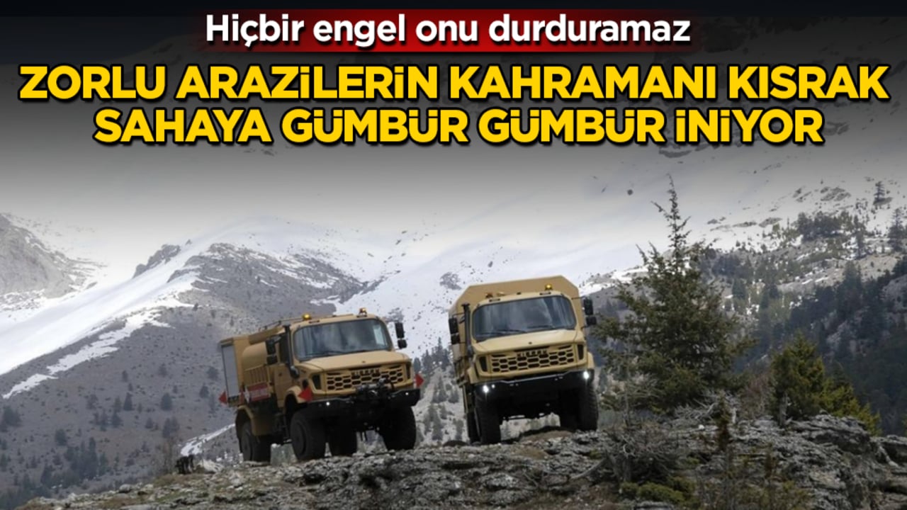 Hiçbir engel onu durduramaz! "Zorlu arazilerin kahramanı" KISRAK sahaya gümbür gümbür iniyor