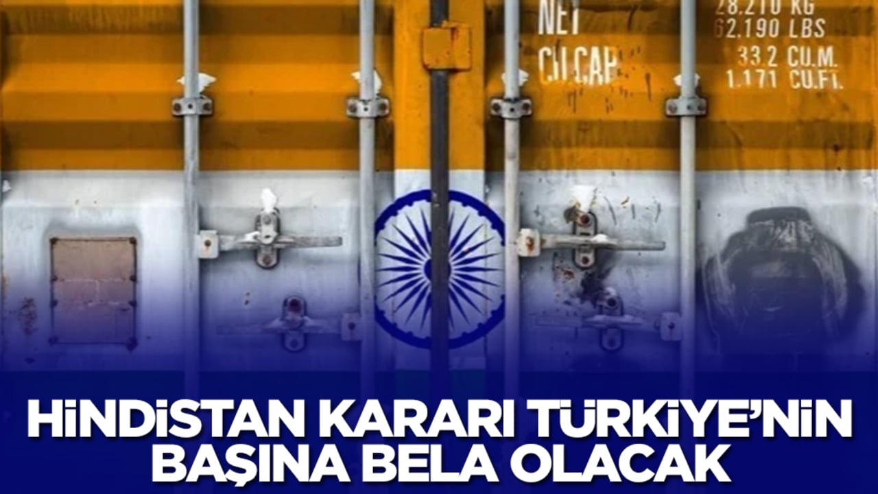 Hindistan kararı Türkiye'nin başına bela olacak