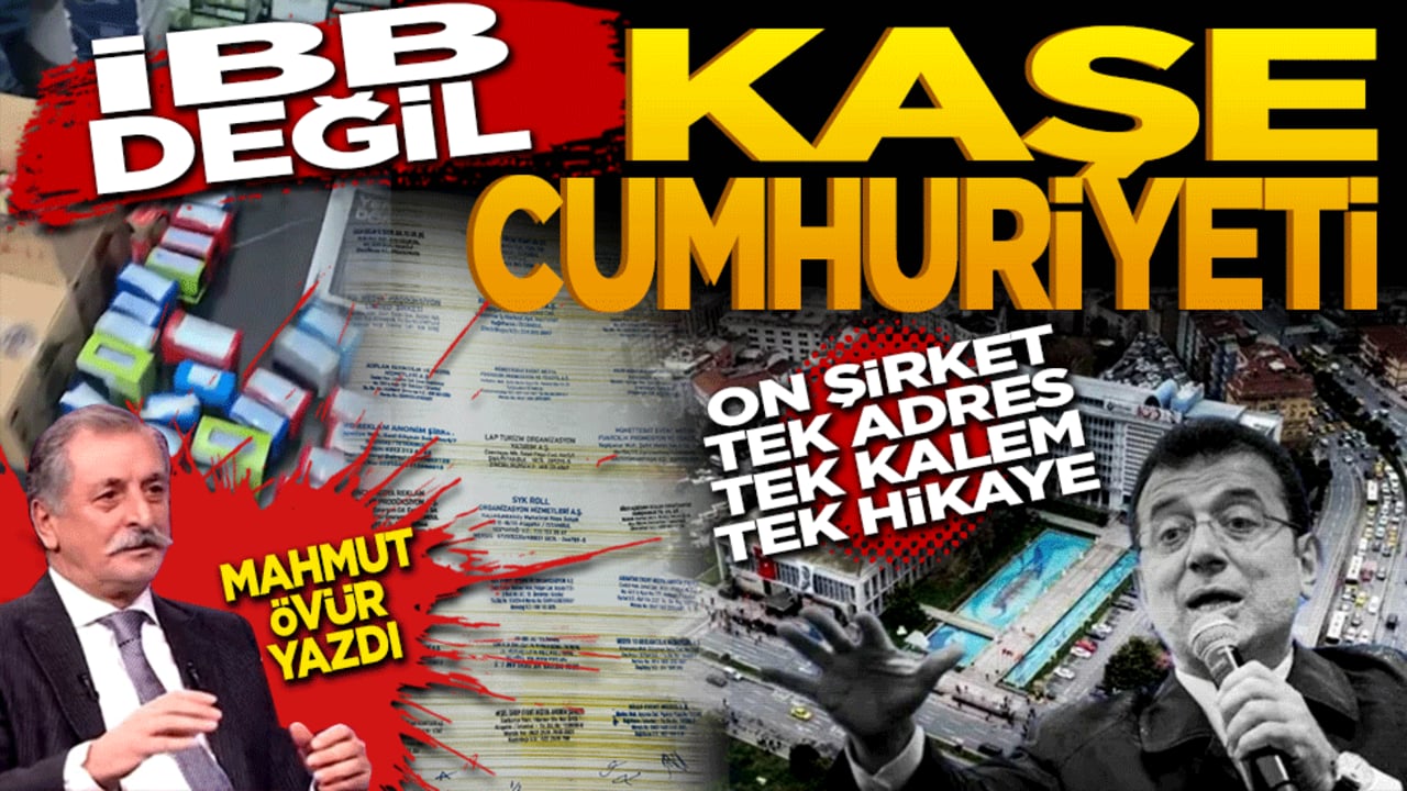 İBB değil kaşe cumhuriyeti!