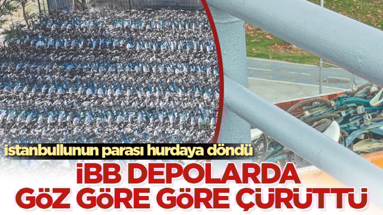 İBB depolarda göz göre göre çürüttü! İstanbullunun parası hurdaya döndü