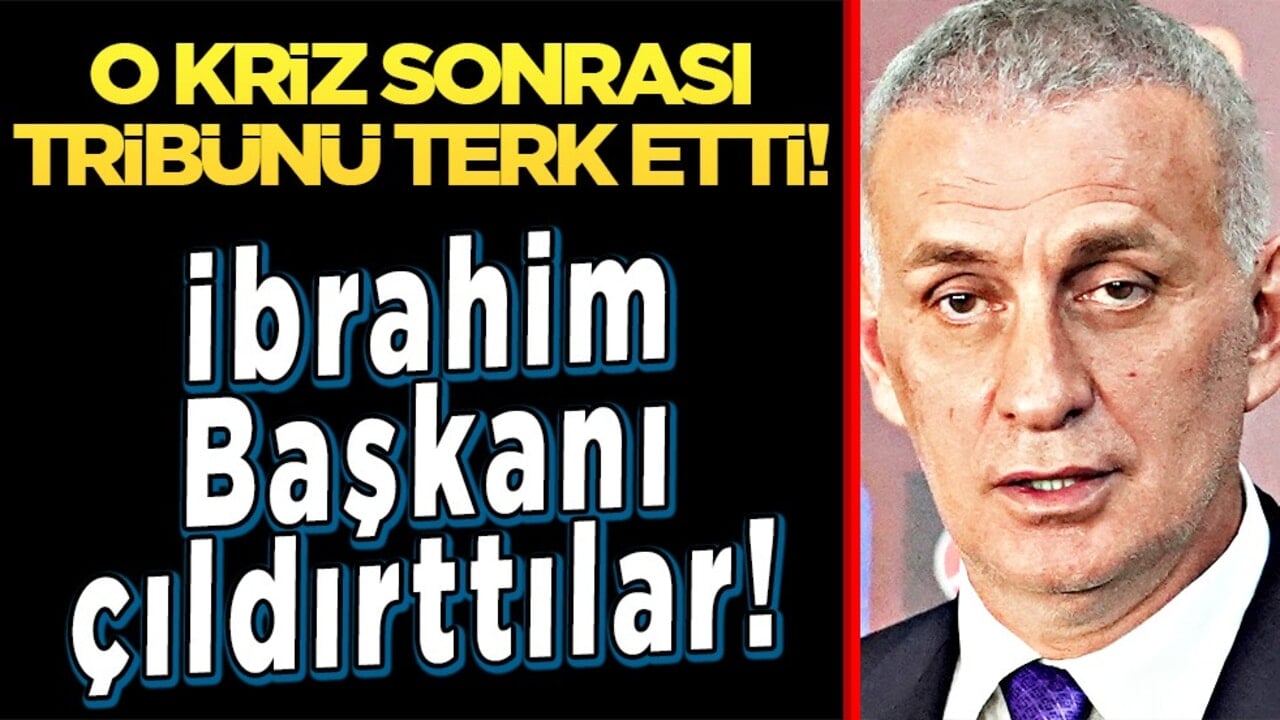 İbrahim Hacıosmanoğlu'nun çıldırdığı anlar! Cumhurbaşkanı Erdoğan gelince geri döndü
