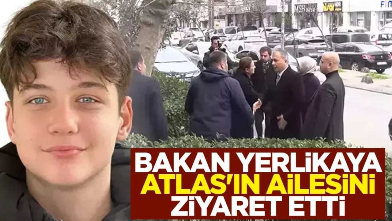 İçişleri Bakanı Ali Yerlikaya, Güngören'de katledilen Atlas Çağlayan'ın ailesini ziyaret etti