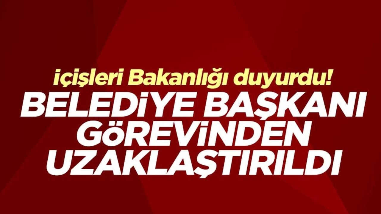 İçişleri Bakanlığı duyurdu: Seferihisar Belediye Başkanı İsmail Yetişkin görevinden uzaklaştırıldı