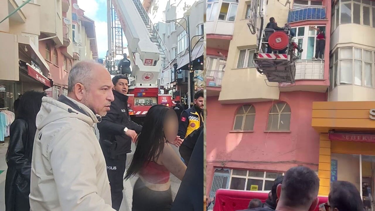İçmeyin şu mereti! Alkol alan kadın pencereden atlamaya kalktı