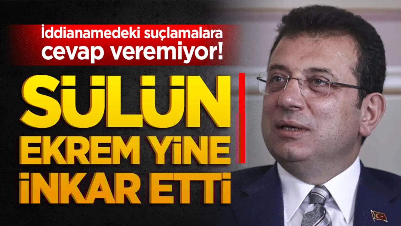 İddianamedeki suçlamalara cevap veremiyor! Sülün Ekrem yine inkar etti