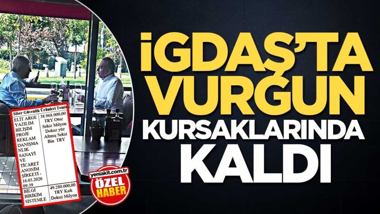 İGDAŞ’ta vurgun kursaklarında kaldı