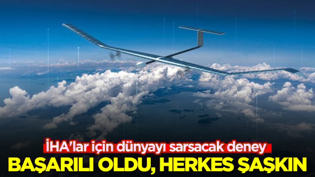 İHA'lar için dünyayı sarsacak deney: Ve başarılı oldu, herkes şaşkın