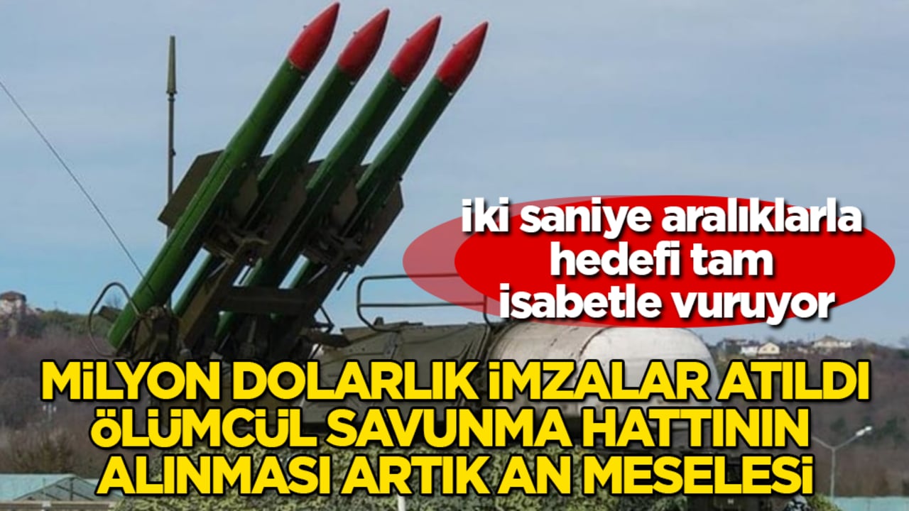 İki saniye aralıklarla hedefi tam isabetle vuruyor! Milyon dolarlık imzalar atıldı, ölümcül savunma hattının alınması an meselesi