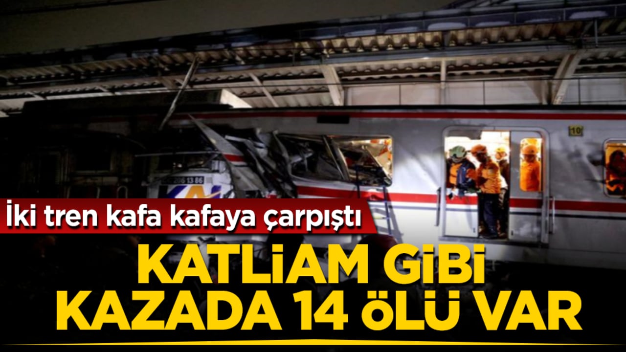 İki tren kafa kafaya çarpıştı: Katliam gibi kazada 14 ölü var