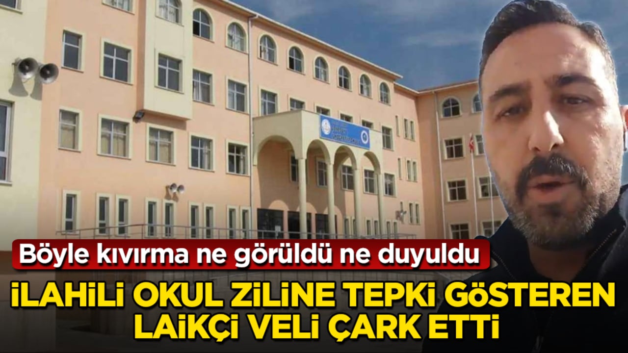 İlahili okul ziline tepki gösteren laikçi veli çark etti: Böyle kıvırma ne görüldü ne duyuldu